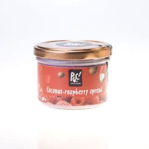Tartinabil ecologic cu cocos si zmeura, 180g, POC