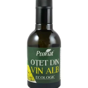 Otet bio din vin alb 12% aciditate, 250ml Pronat