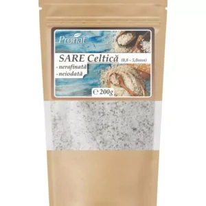 Sare Celtica Grunjoasa, nerafinata, neiodata,  200g