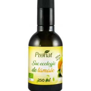 Suc bio de lamaie 100%, 250ml Pronat