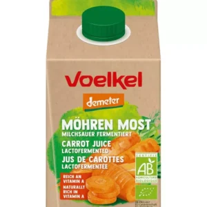 Suc Bio de morcovi lactofermentat, 0.5l, VOELKEL